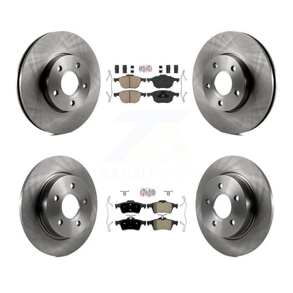 Kit de plaquettes semi-métalliques avant et arrière en céramique et disques de frein pour Ford Focus