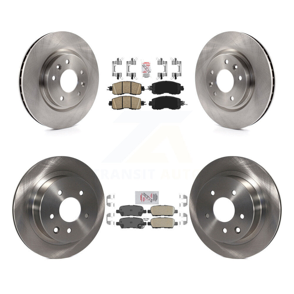 Kit de plaquettes en céramique et de disques de frein avant et arrière, pour Nissan LEAF K8A-106395