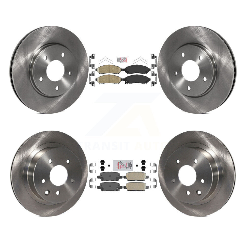 Kit de plaquettes en céramique et de disques de frein avant et arrière, pour Nissan LEAF K8A-106398