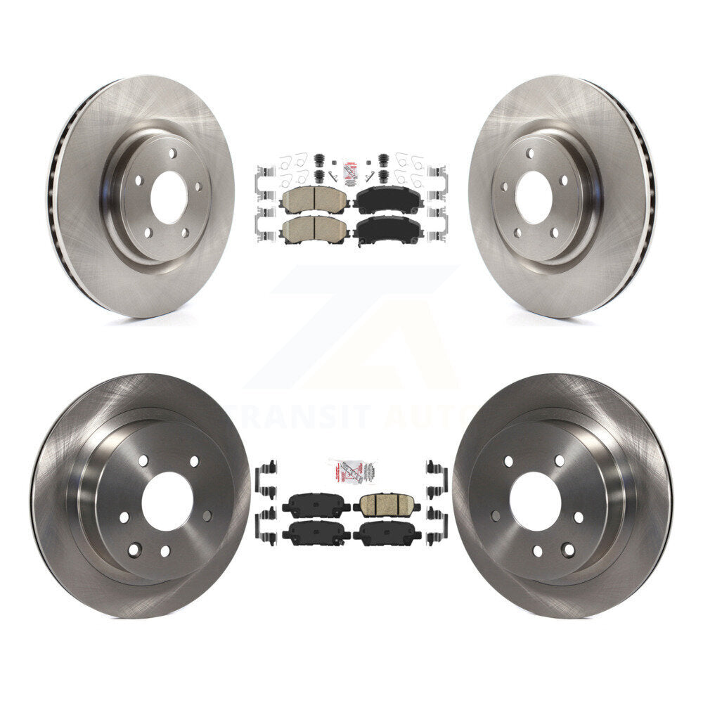 Kit de plaquettes en céramique et de disques de frein avant et arrière, pour Nissan Rogue K8A-106401