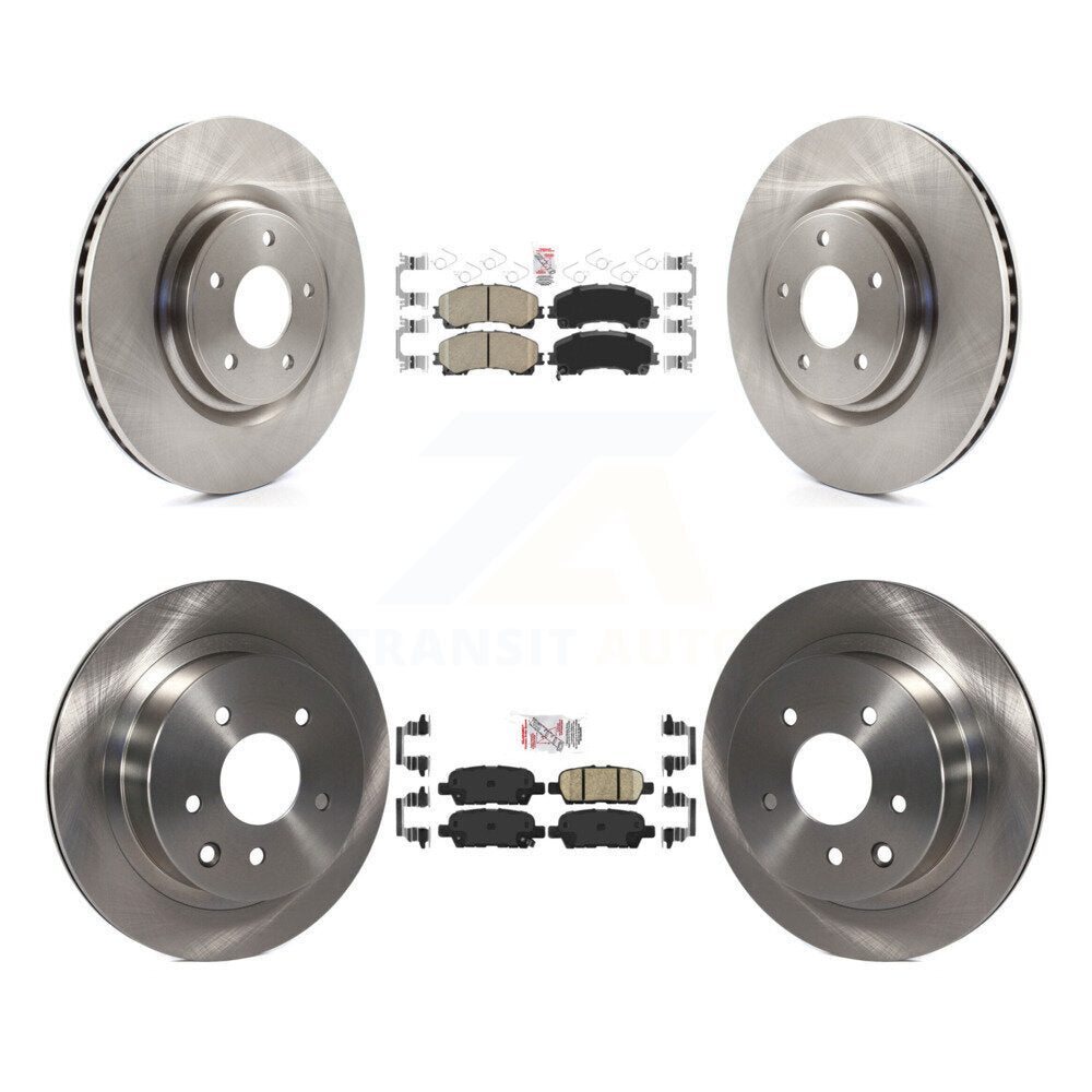 Kit de plaquettes en céramique et de disques de frein avant et arrière, pour Nissan Rogue K8A-106403