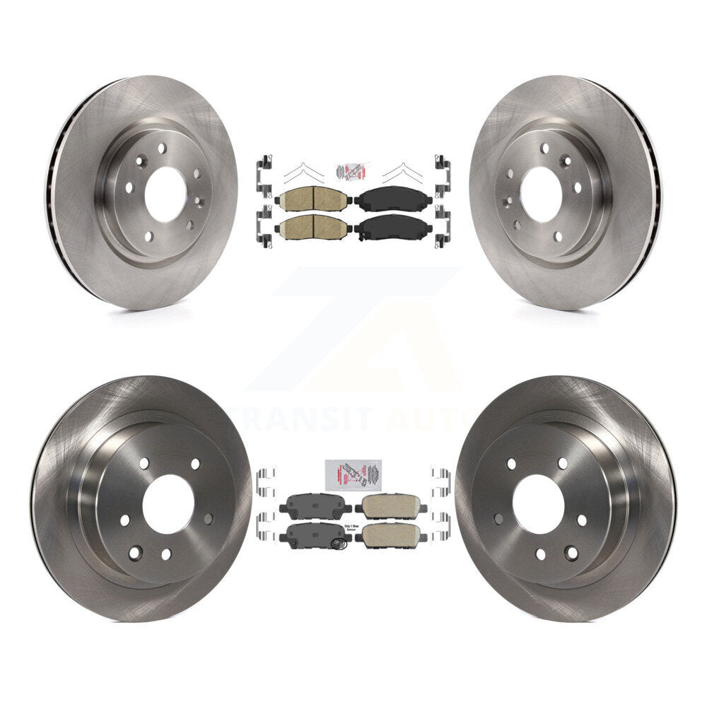 Kit de plaquettes en céramique et de disques de frein avant et arrière, pour Nissan LEAF K8A-106405