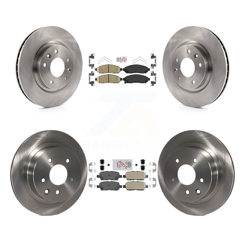 Kit de plaquettes en céramique et de disques de frein avant et arrière, pour Nissan LEAF K8A-106406