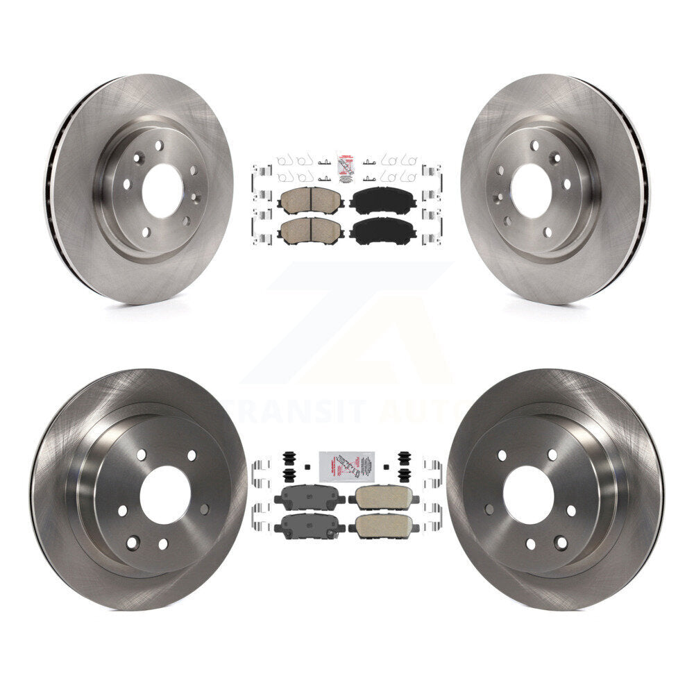 Kit de plaquettes en céramique et de disques de frein avant et arrière, pour Nissan Rogue Sport Qashqa