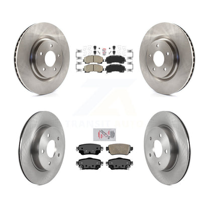 Kit de plaquettes en céramique et de disques de frein avant et arrière, pour Nissan Rogue K8A-106417