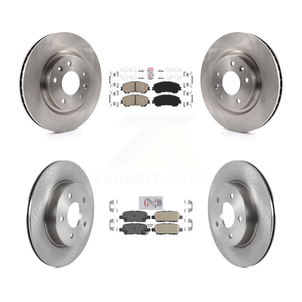 Kit de plaquettes en céramique et de disques de frein avant et arrière, pour Nissan Qashqai Rogue Spor