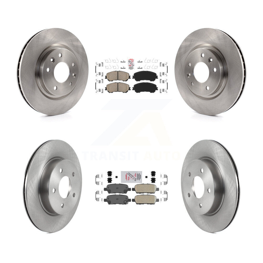 Kit de plaquettes en céramique et de disques de frein avant et arrière, pour Nissan Qashqai Rogue Spor