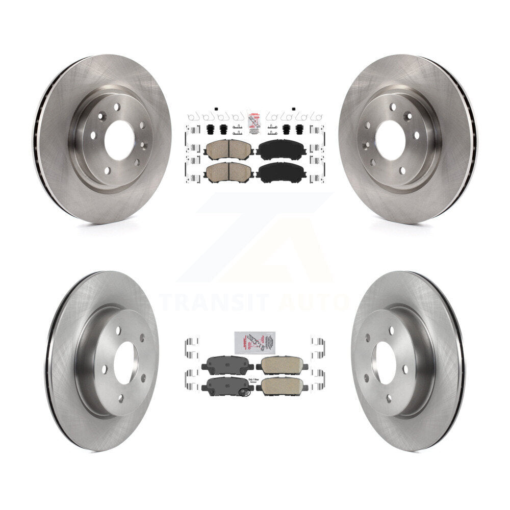 Kit de plaquettes en céramique et de disques de frein avant et arrière, pour Nissan Qashqai Rogue Spor
