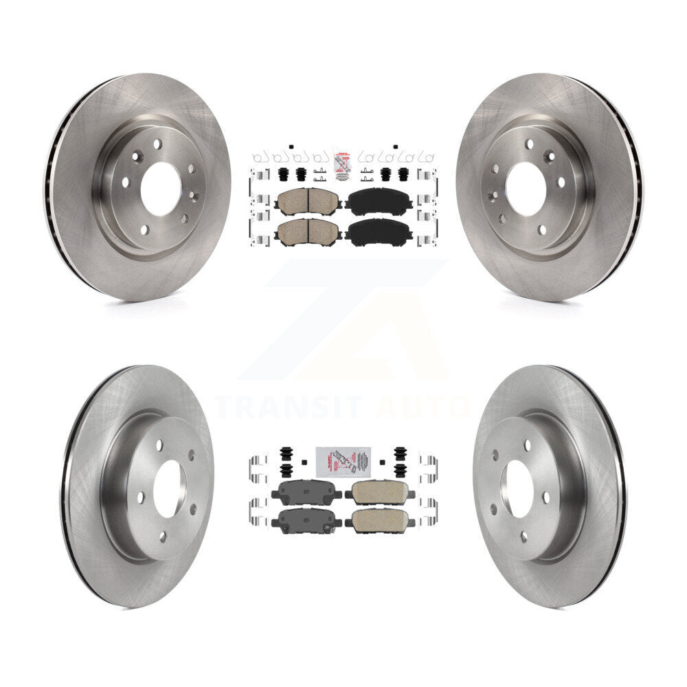 Kit de plaquettes en céramique et de disques de frein avant et arrière, pour Nissan Qashqai Rogue Spor