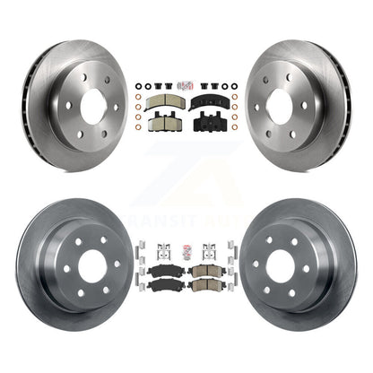 Kit de plaquettes en céramique et de rotors de frein à disque, semi-métalliques avant et arrière, pour GMC Yukon