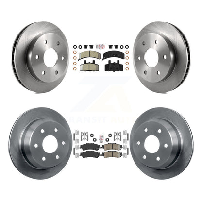 Kit de plaquettes en céramique et de rotors de frein à disque, semi-métalliques avant et arrière, pour GMC Yukon