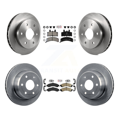 Kit de plaquettes en céramique et de rotors de frein à disque, semi-métalliques avant et arrière, pour GMC Yukon