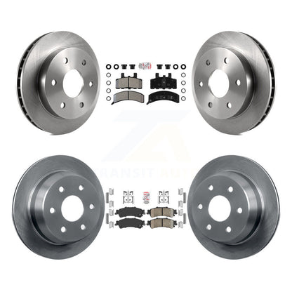 Kit de plaquettes en céramique et de rotors de frein à disque, semi-métalliques avant et arrière, pour GMC Yukon