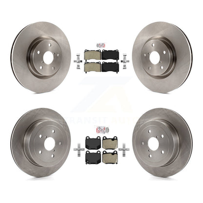 Kit de plaquettes semi-métalliques avant et arrière et disques de frein pour Subaru Impreza