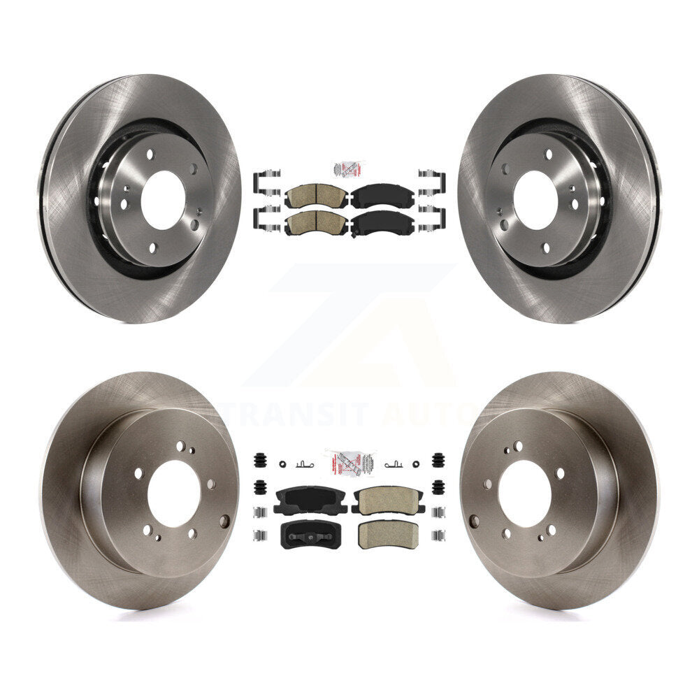 Kit de plaquettes en céramique et Rotor de frein avant et arrière, pour Mitsubishi Lancer Ralliart To 03 0