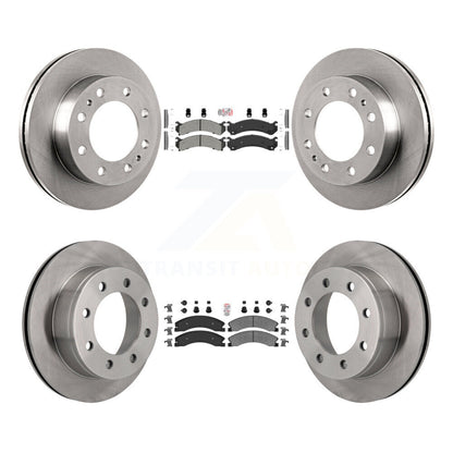 Kit de plaquettes semi-métalliques avant et arrière et Rotor de frein à disque pour Chevrolet Express 450