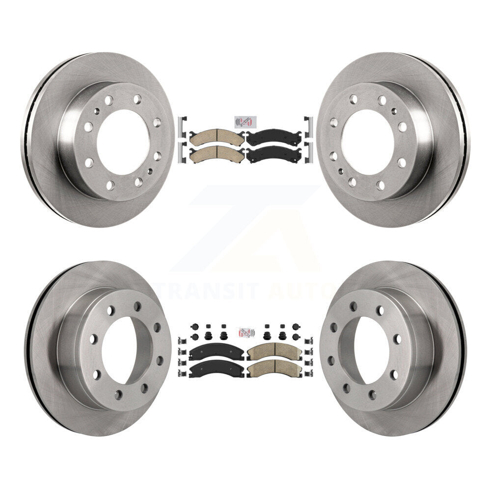 Kit de plaquettes en céramique et de rotors de frein à disque avant et arrière, pour Chevrolet Express 4500
