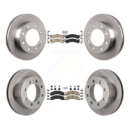 Kit de plaquettes en céramique et de rotors de frein à disque avant et arrière, pour Chevrolet Express 4500