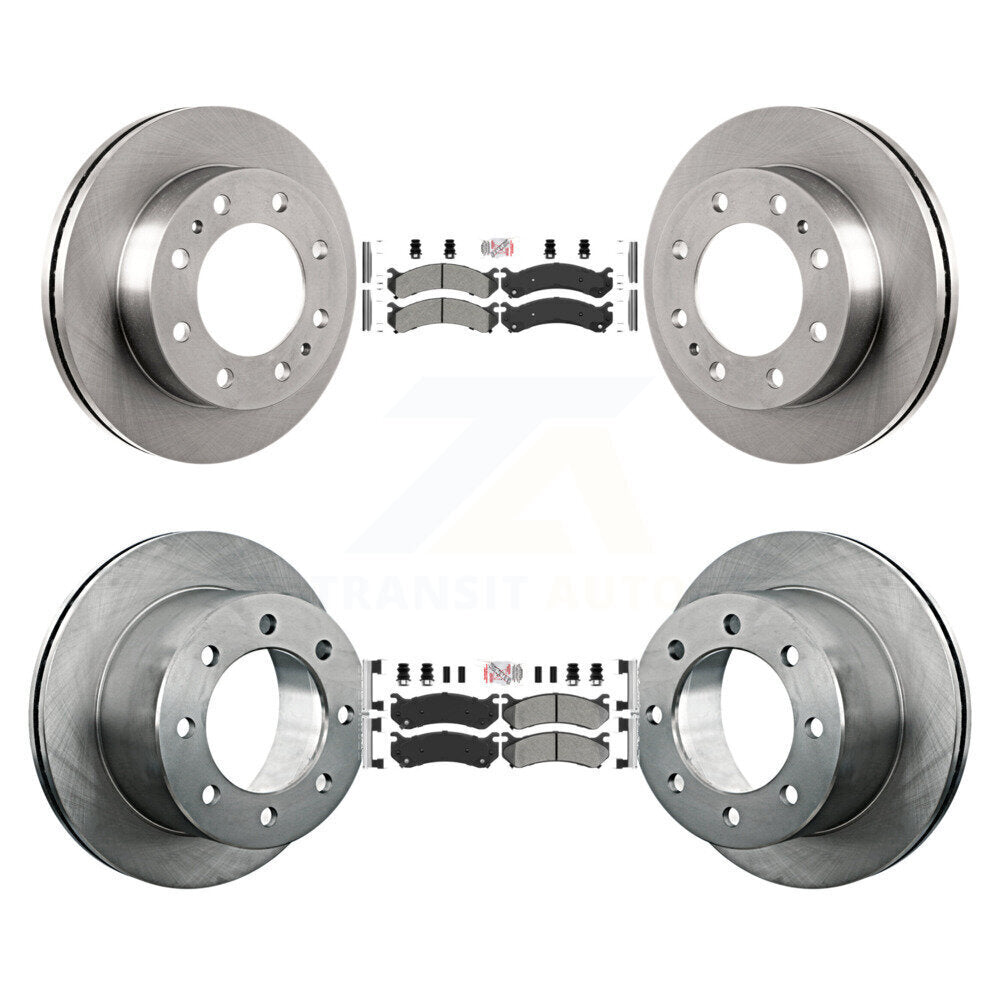 Kit de rotors de frein à disque et plaquettes semi-métalliques avant et arrière, pour GMC Sierra 3500 Classi