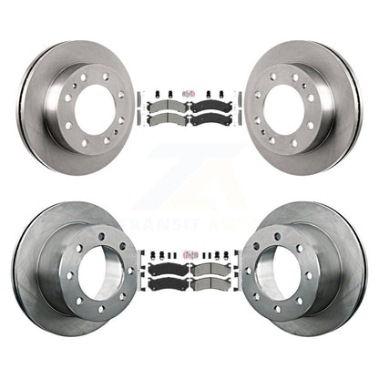 Kit de rotors de frein à disque et plaquettes semi-métalliques avant et arrière, pour GMC Sierra 3500 Classi