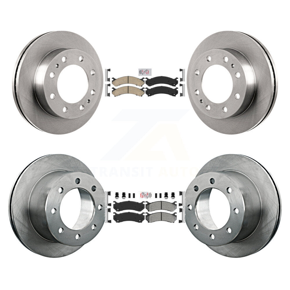 Kit de Rotor de frein à plaquettes semi-métalliques avant et arrière en céramique, pour GMC Sierra 3500 Classi