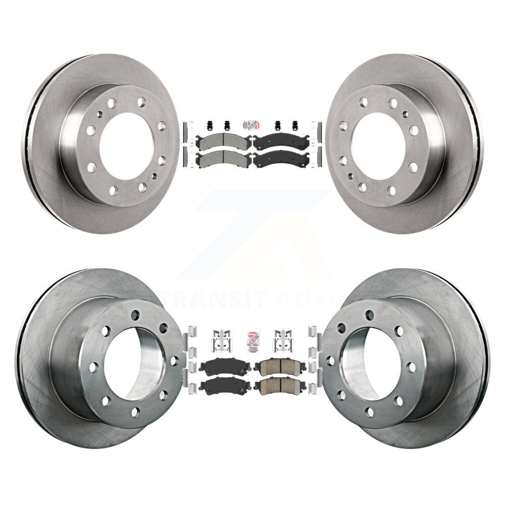 Kit de plaquettes de frein et disques de frein en céramique semi-métalliques avant et arrière, pour GMC Sierra 350 2001