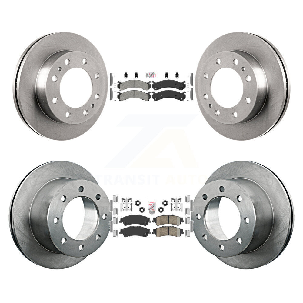 Kit de plaquettes de frein et disques de frein en céramique semi-métalliques avant et arrière, pour GMC Sierra 350 2001