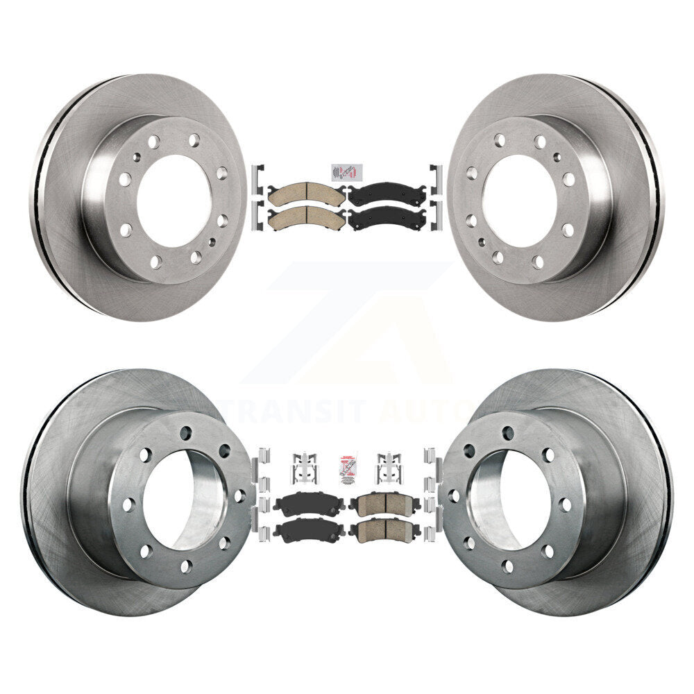 Kit de plaquettes en céramique et de rotors de frein à disque avant et arrière, pour GMC Sierra 3500 2001