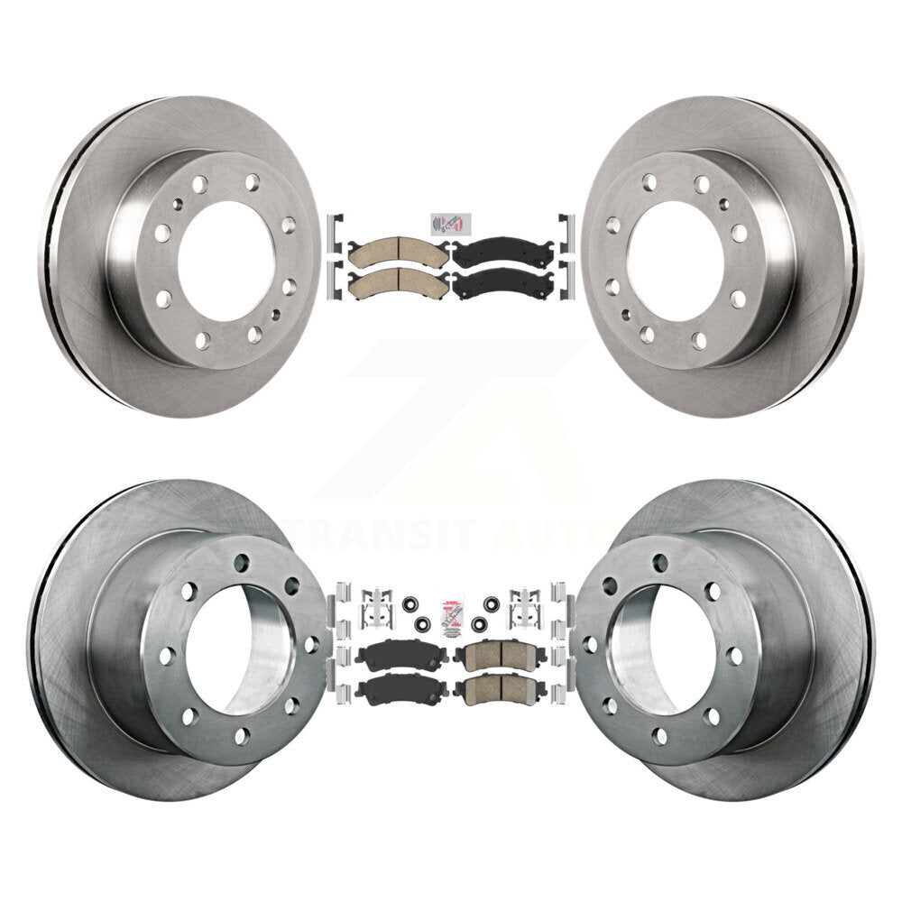 Kit de plaquettes en céramique et de rotors de frein à disque avant et arrière, pour GMC Sierra 3500 2001