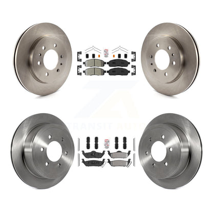 Kit de rotor de frein à plaquettes semi-métalliques avant et arrière pour Ford F-150 09 avec roue à 6 écrous