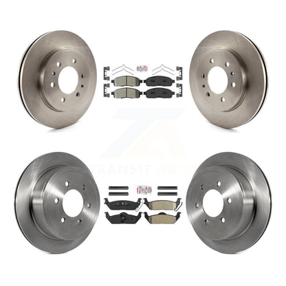 Kit de rotor de frein à plaquettes semi-métalliques avant et arrière pour Ford F-150 09 avec roue à 6 écrous