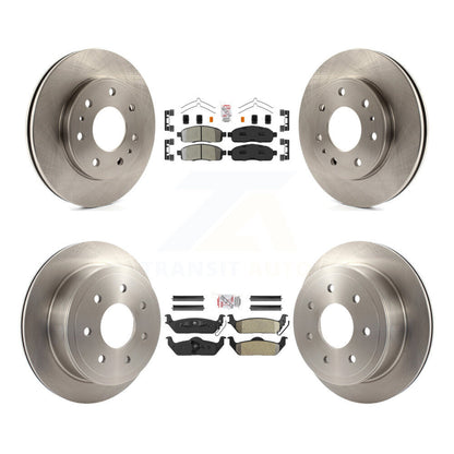 Kit de rotor de frein à plaquettes semi-métalliques avant et arrière pour Ford F-150 09 avec roue à 7 écrous