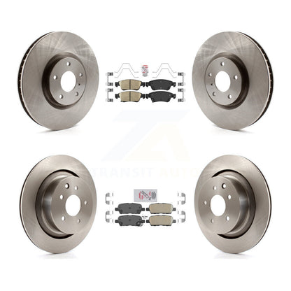 Kit de plaquettes en céramique et de rotors de frein à disque avant et arrière, pour INFINITI G35 Q60