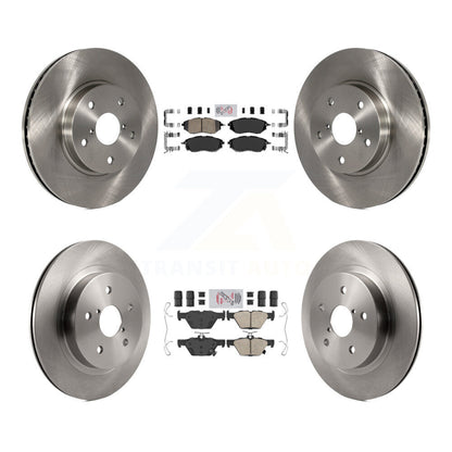Kit de plaquettes en céramique et de rotors de frein à disque avant et arrière, pour Subaru Legacy 2015, 2,5 l