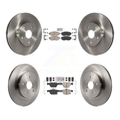 Kit de plaquettes en céramique et de rotors de frein à disque avant et arrière, pour Subaru Legacy 2015, 2,5 l