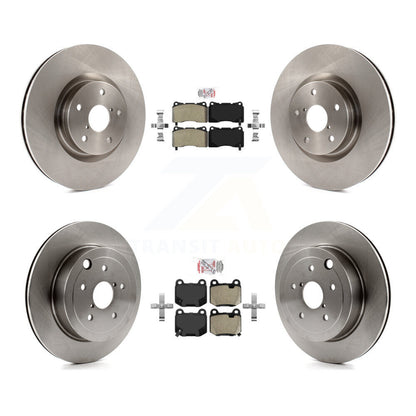 Kit de plaquettes semi-métalliques avant et arrière et Rotor de frein à disque, pour Subaru Impreza WRX ST
