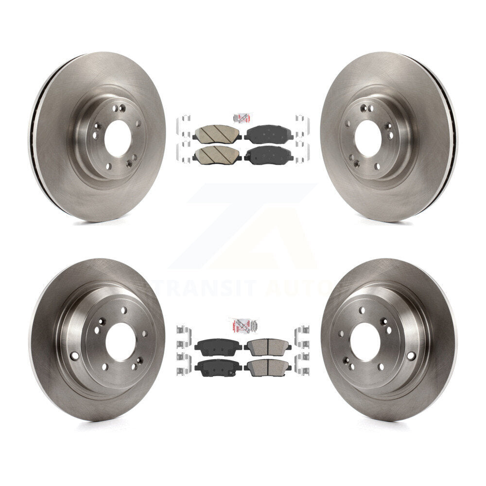 Kit de plaquettes en céramique et de disques de frein avant et arrière, pour Hyundai Genesis 3.8L 2012
