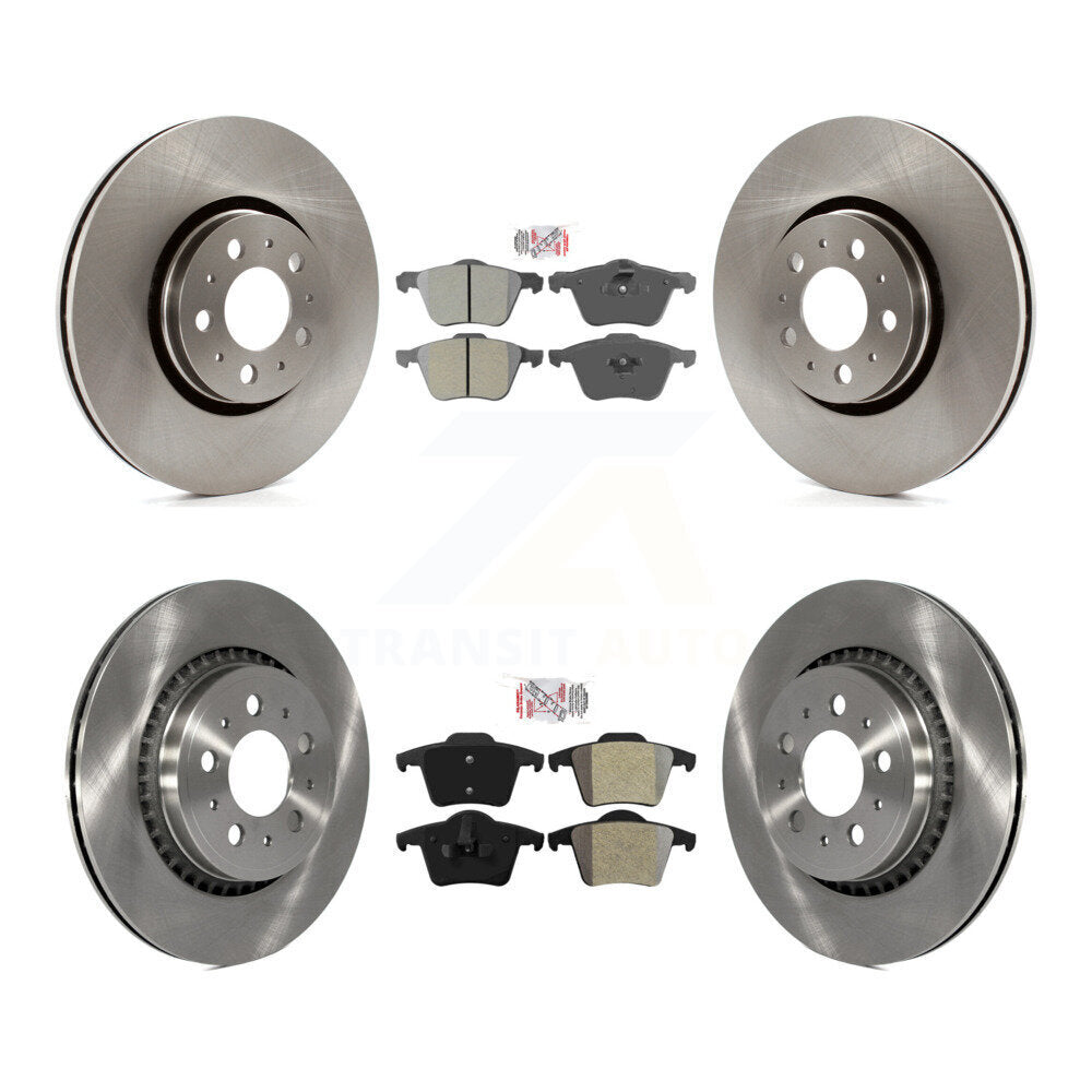 Kit de plaquettes semi-métalliques avant et arrière et disques de frein pour Volvo XC90