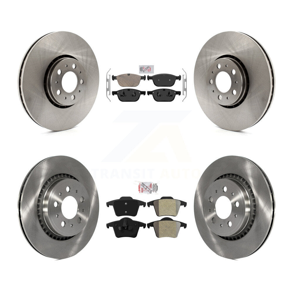 Kit de plaquettes semi-métalliques avant et arrière en céramique et disques de frein pour Volvo XC90