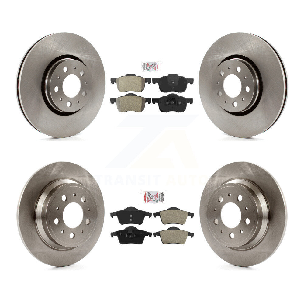 Kit de plaquettes semi-métalliques avant et arrière et disques de frein, pour Volvo S60 K8A-10648