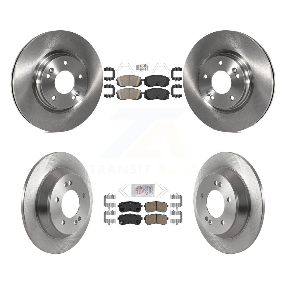 Kit de plaquettes en céramique et de rotors de frein à disque avant et arrière, pour Hyundai Kona K8A-106492