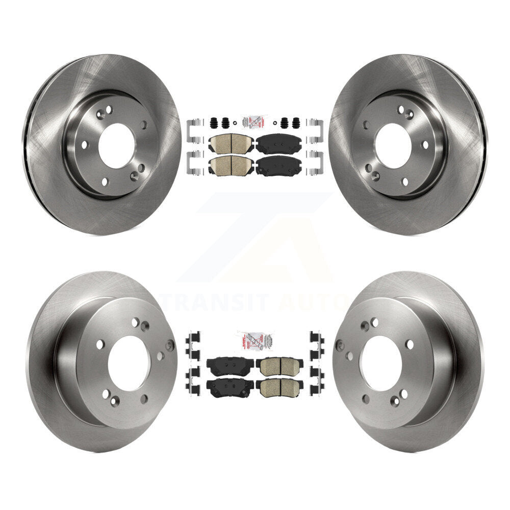 Kit de plaquettes en céramique et de rotors de frein à disque avant et arrière, pour Hyundai Sonata 2,4 l
