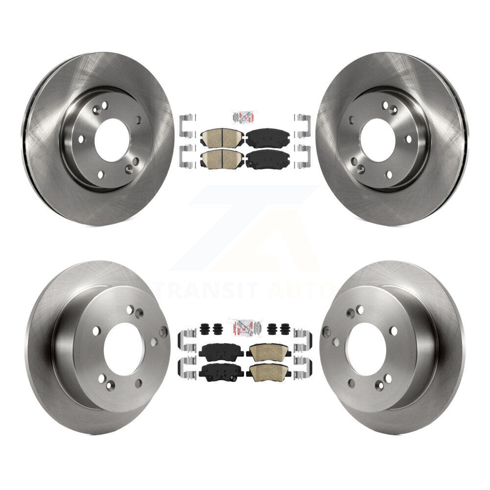 Kit de plaquettes en céramique et de rotors de frein à disque avant et arrière, pour Hyundai Sonata 2,4 l