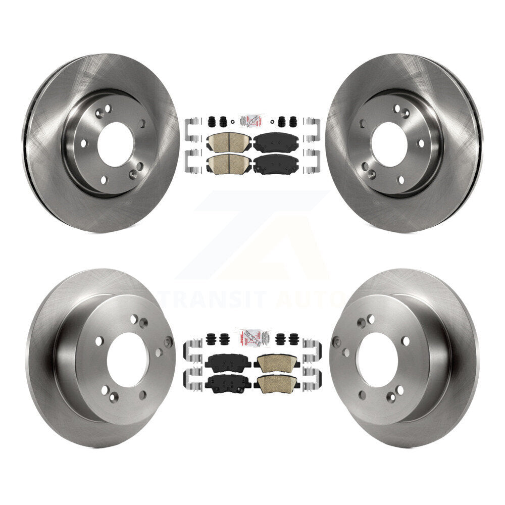 Kit de plaquettes en céramique et de rotors de frein à disque avant et arrière, pour Hyundai Sonata 2,4 l