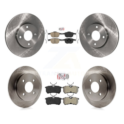 Kit de plaquettes semi-métalliques avant et arrière en céramique et disques de frein pour Ford Focus