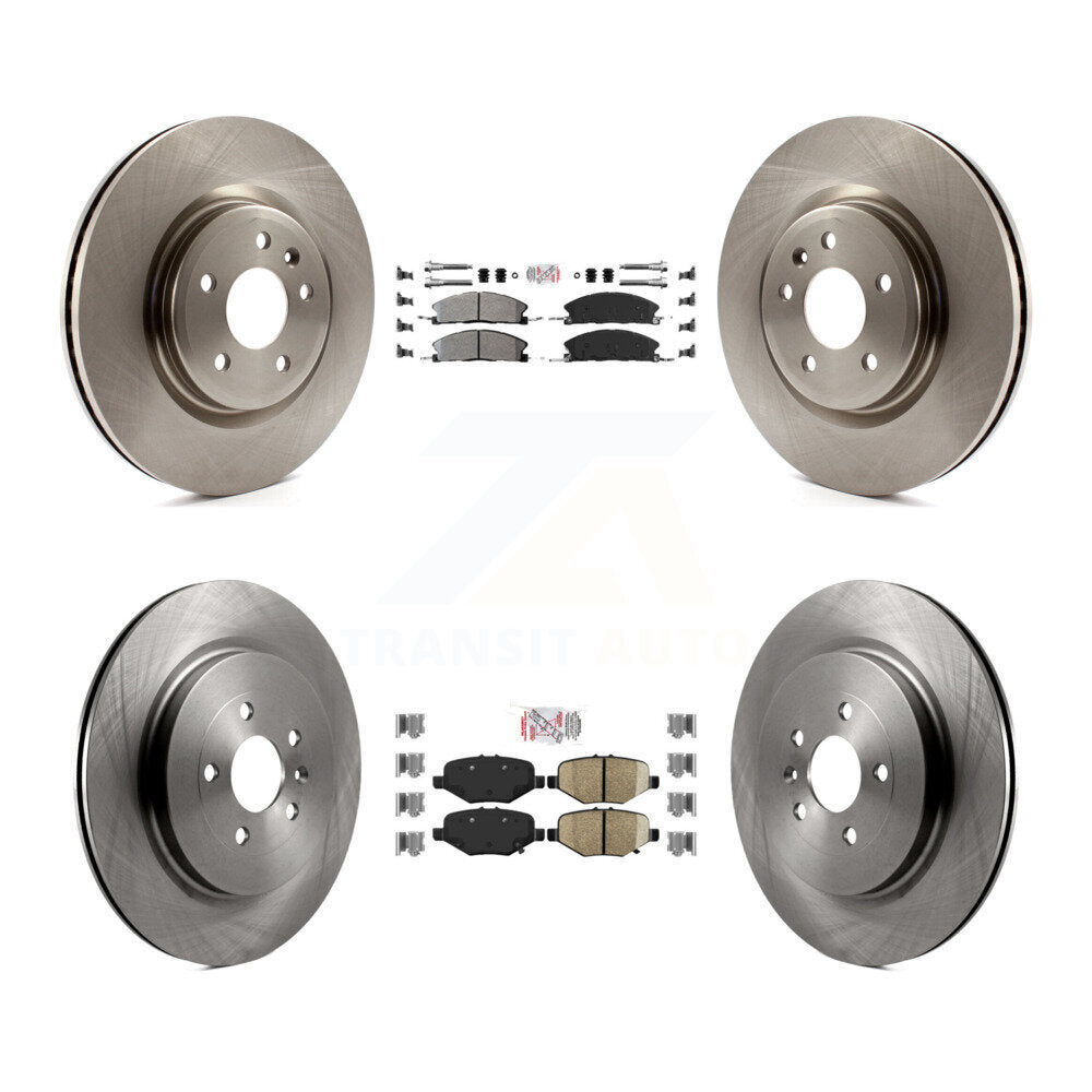 Kit de rotors de frein à plaquettes en céramique, semi-métalliques, avant et arrière, pour Ford Explorer Spor 13