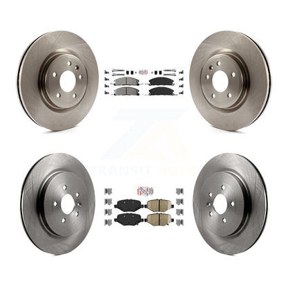 Kit de rotors de frein à plaquettes en céramique, semi-métalliques, avant et arrière, pour Ford Explorer Spor 13