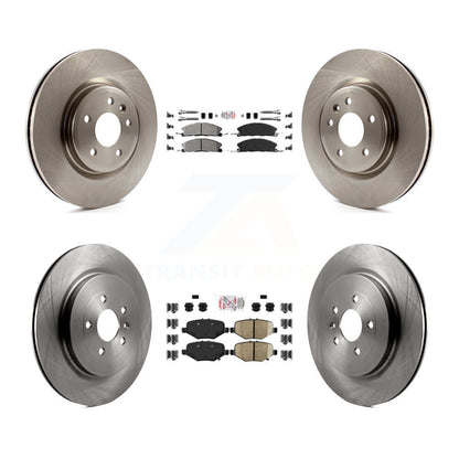 Kit de plaquettes semi-métalliques avant et arrière et rotor de frein à disque pour Ford Explorer Spor 2013