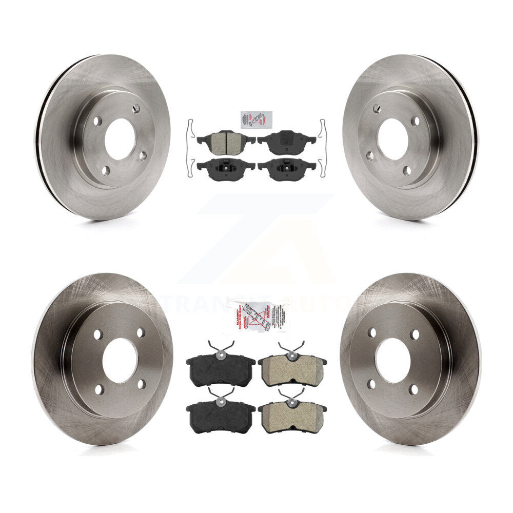 Kit de plaquettes semi-métalliques avant et arrière et Rotor de frein pour Ford Focus 2004 à partir de 04 05