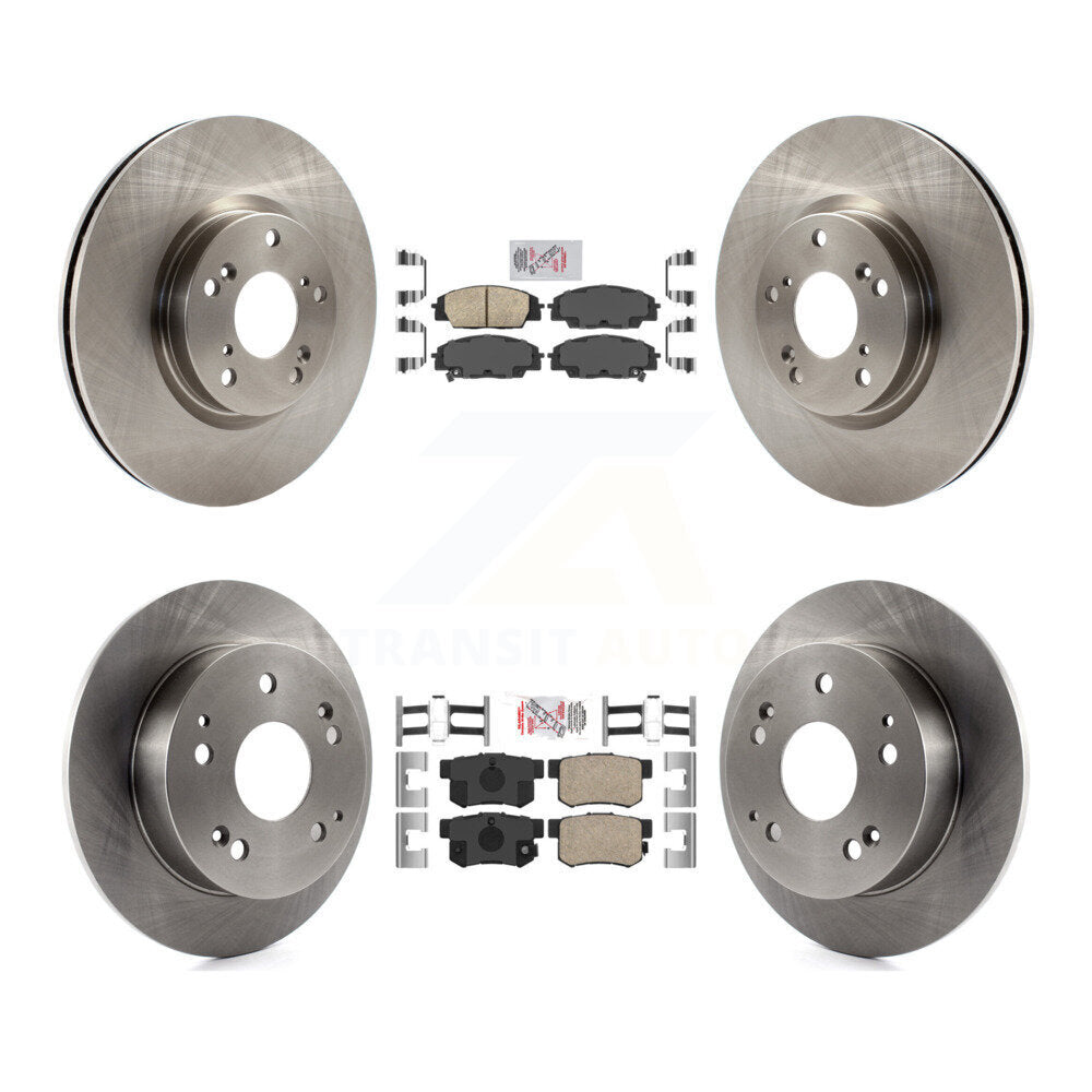Kit de plaquettes en céramique et de rotors de frein à disque avant et arrière, pour Acura RSX type 2002 – 2006